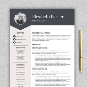 Modern Resume Template | Professional Resume Template for Word | Professional CV | Modern CV | Resume Template Instant Download