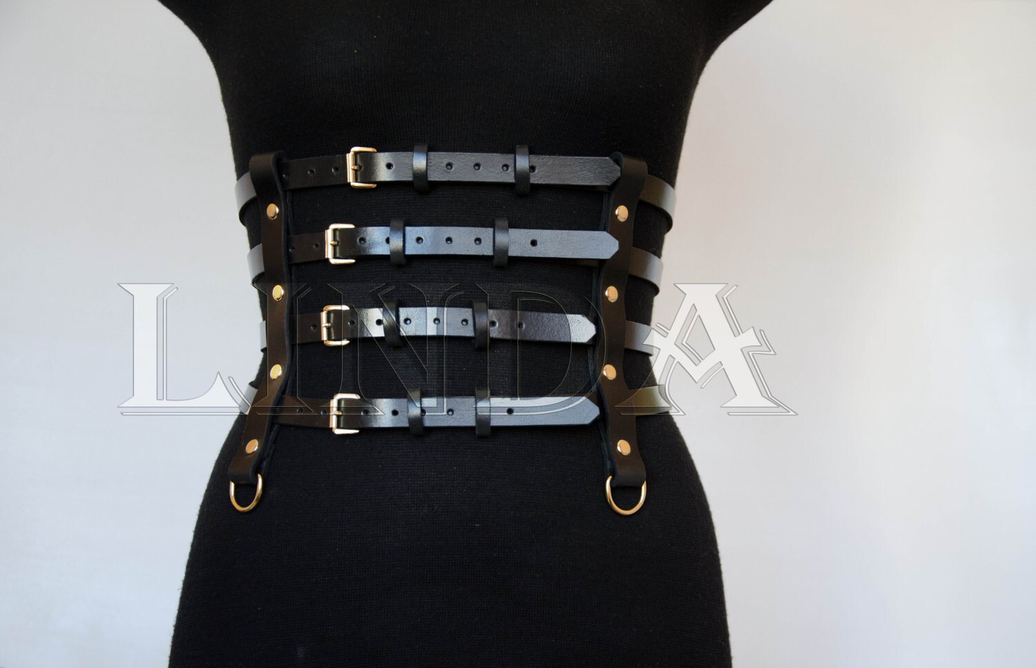 strappy corset belt