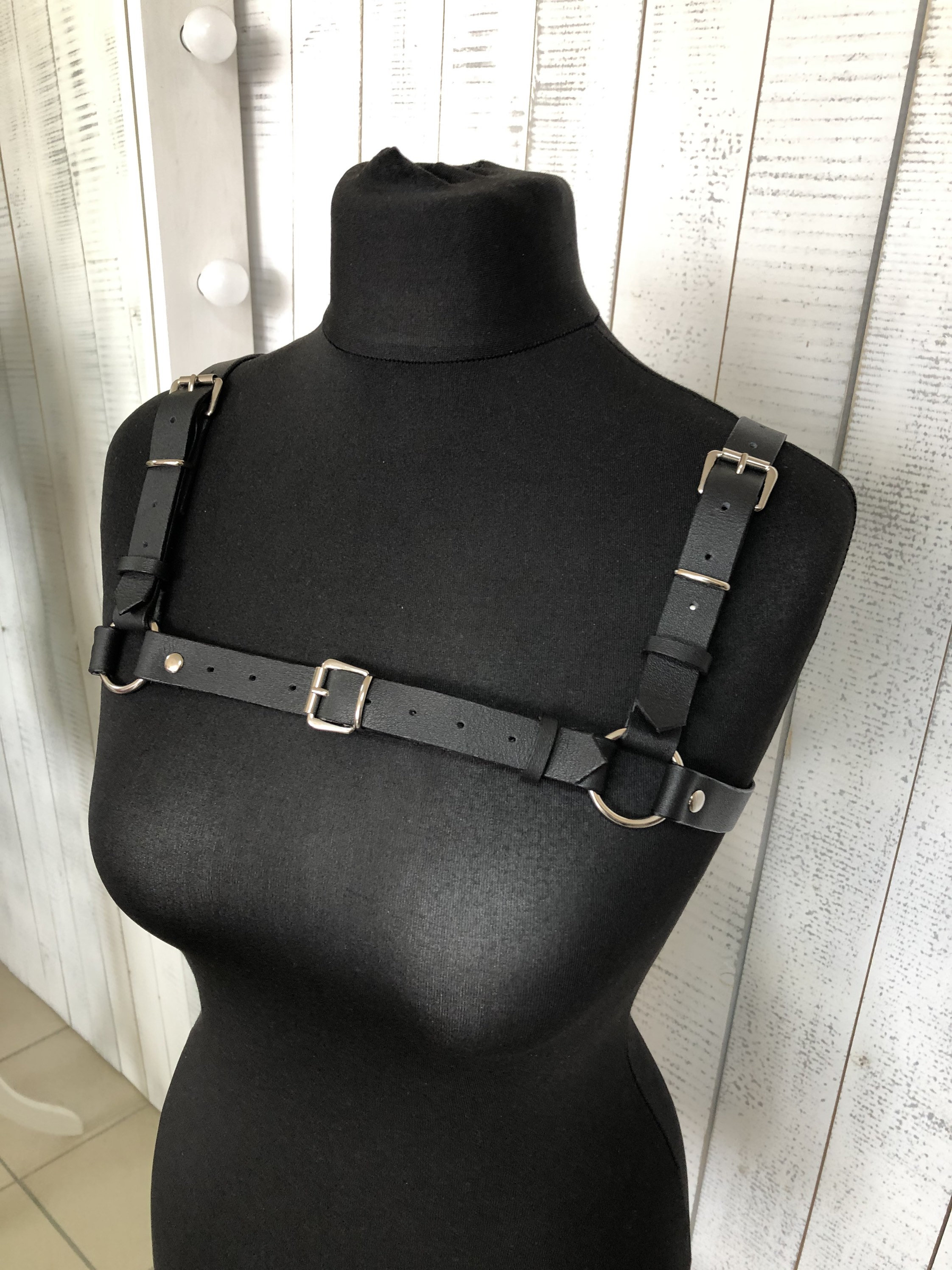 Women's harness leather Women Leather Harness Leather Etsy