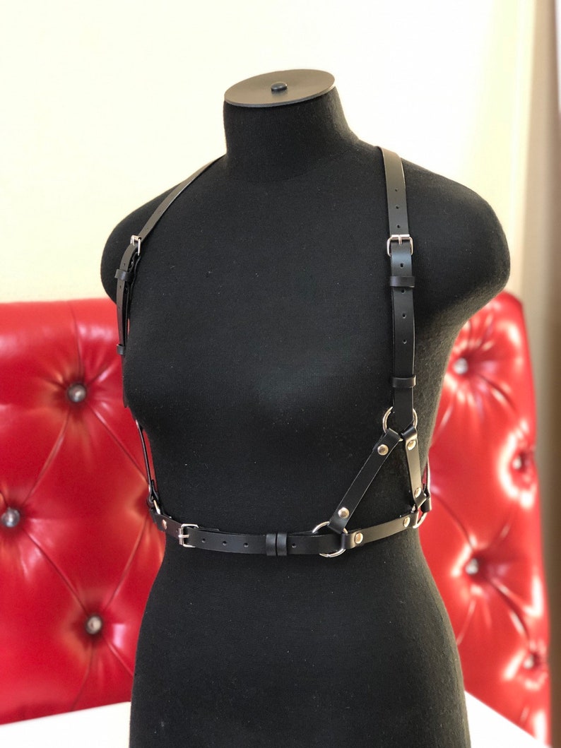 Leather harness for women leather harness leather straps Etsy