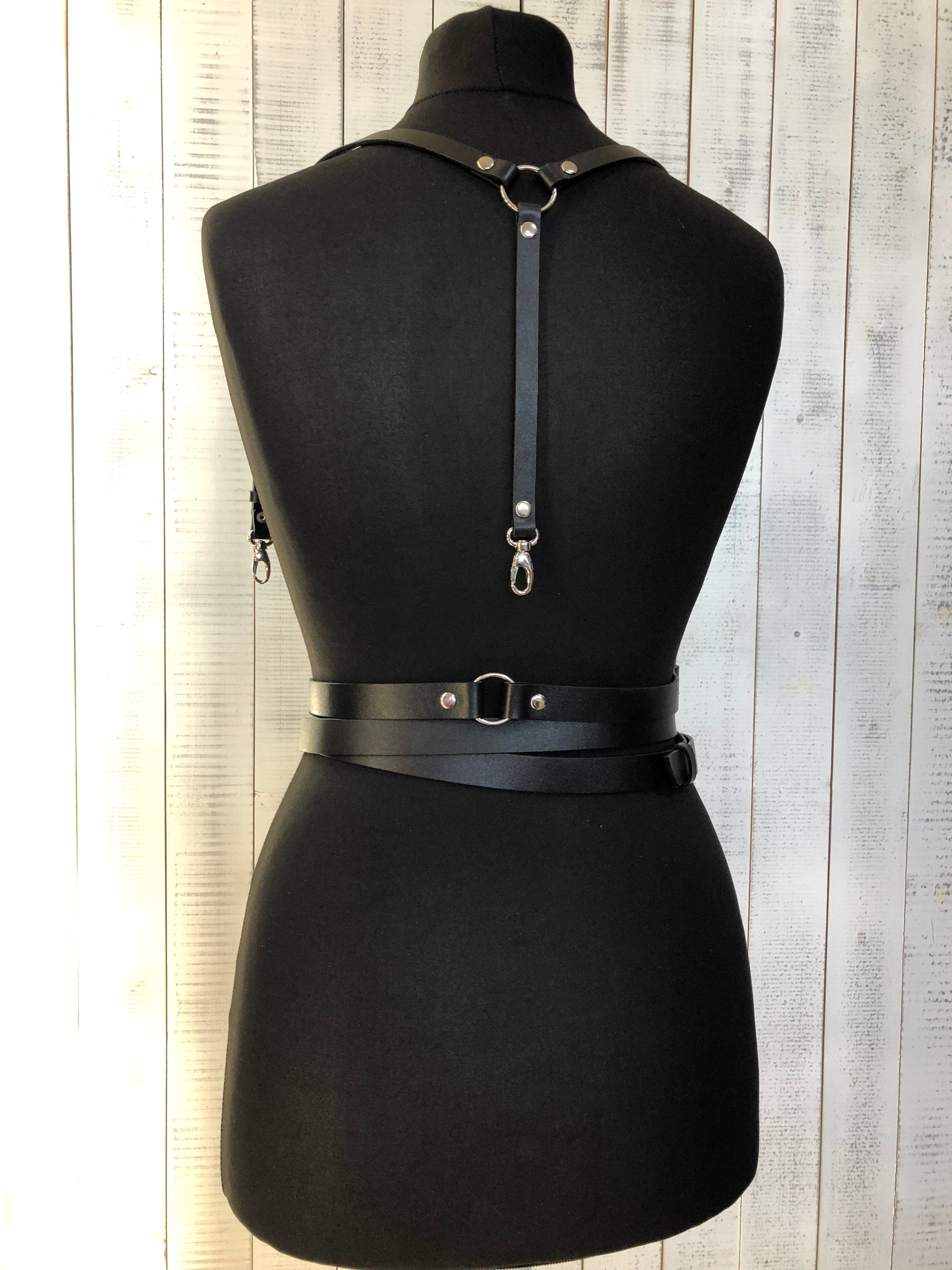 Women's harness leather Harness Leather Harness Etsy