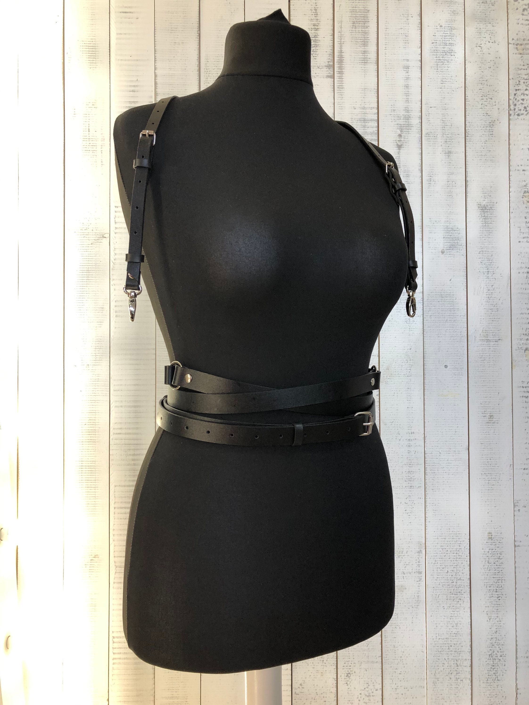 Women's harness leather Harness Leather Harness Etsy