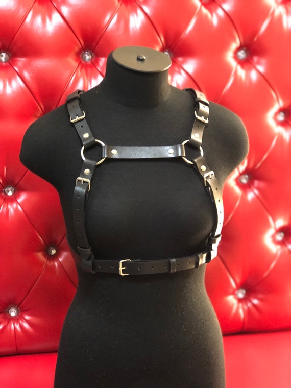 Women's harness leather Women Leather Harness Leather Etsy