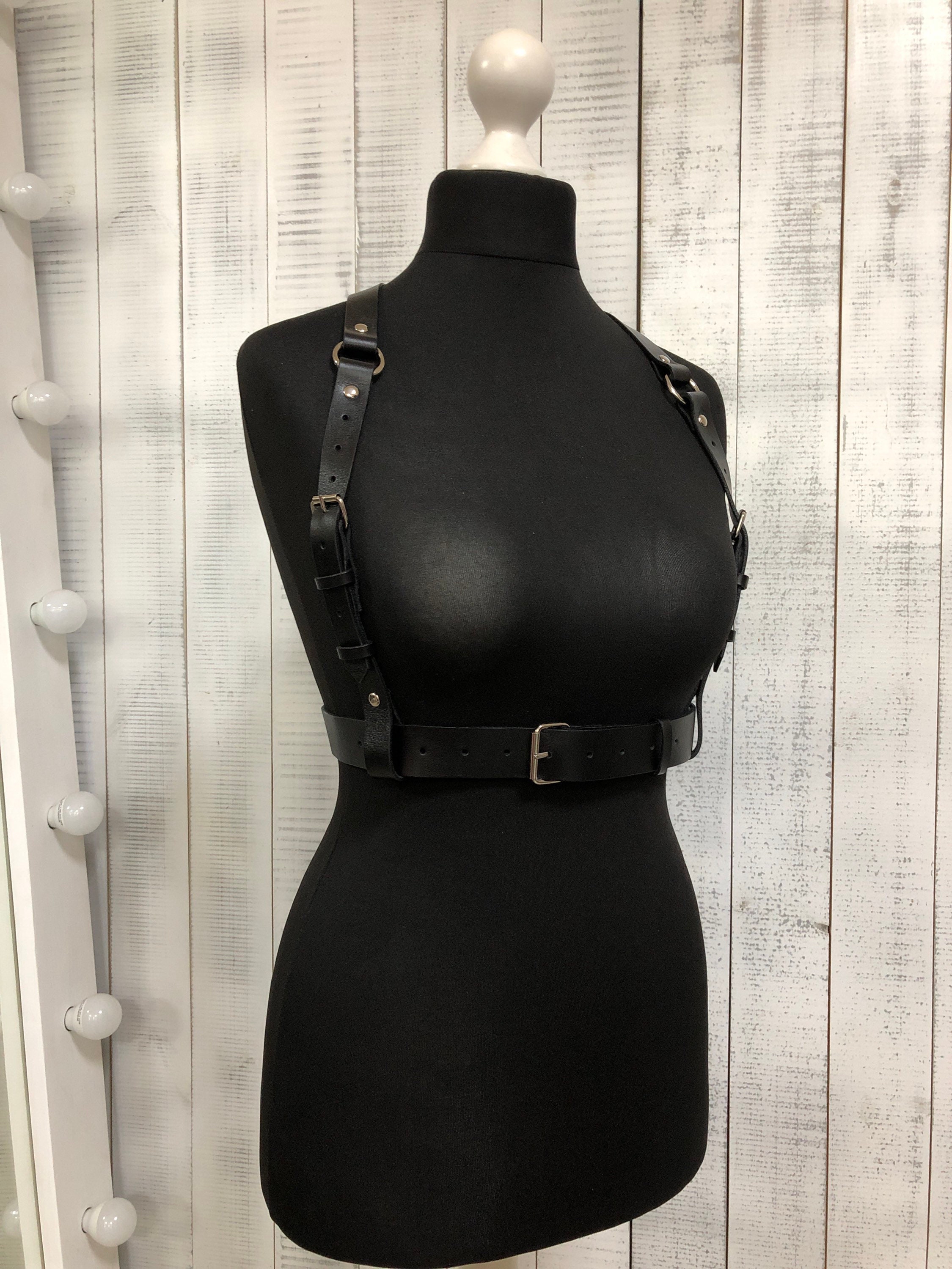 Harness Leather Harness Women Leather Harness Leather body Etsy