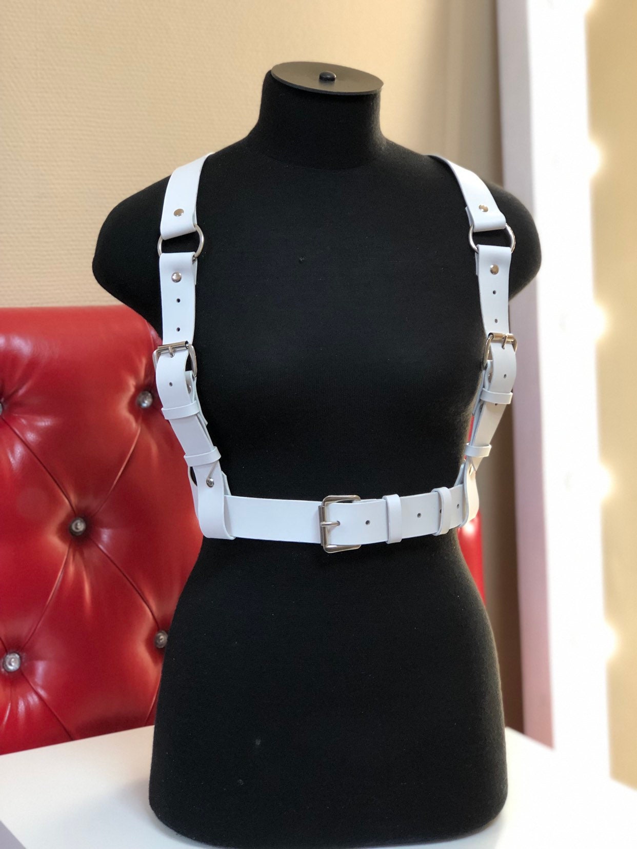 Leather Harness for Women Leather Harness Leather Straps Etsy