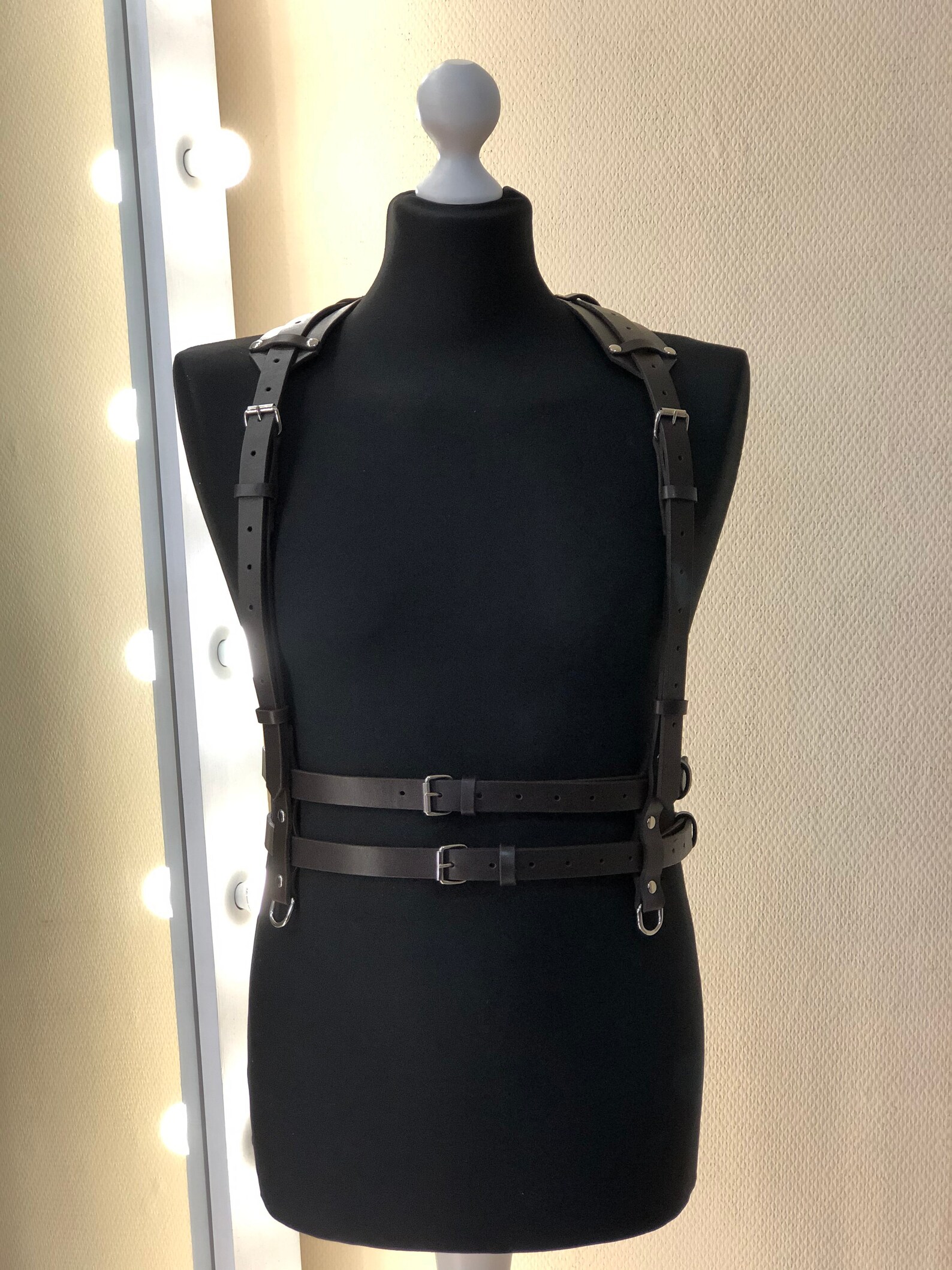 Harness Leather for Men Mens Leather Harness Leather Etsy