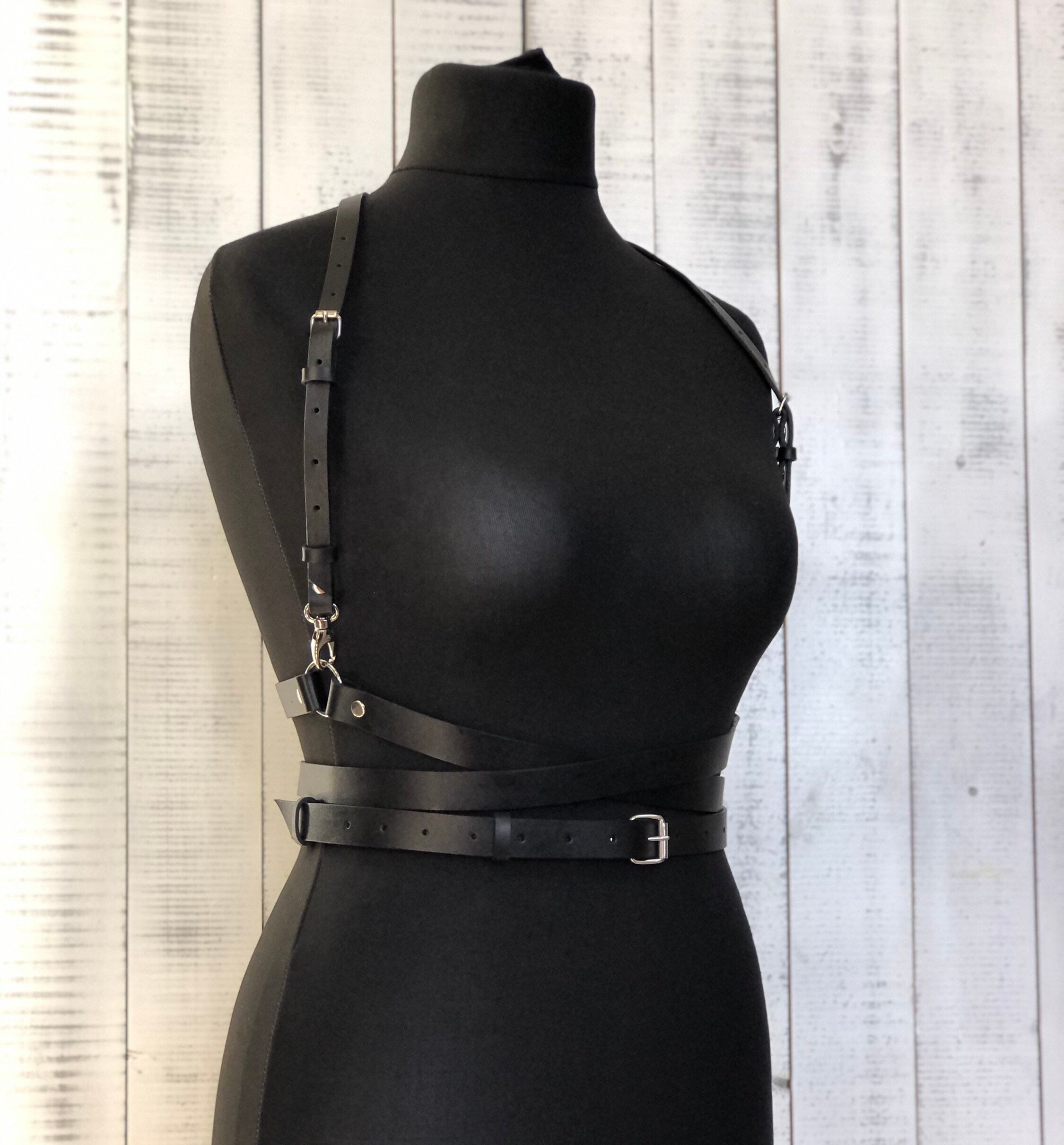 Women's harness leather Harness Leather Harness Etsy