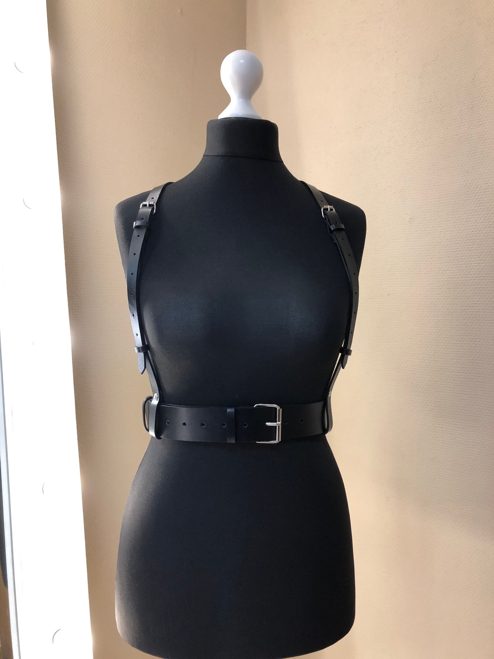 Women's harness leather Women Leather Harness Leather Etsy
