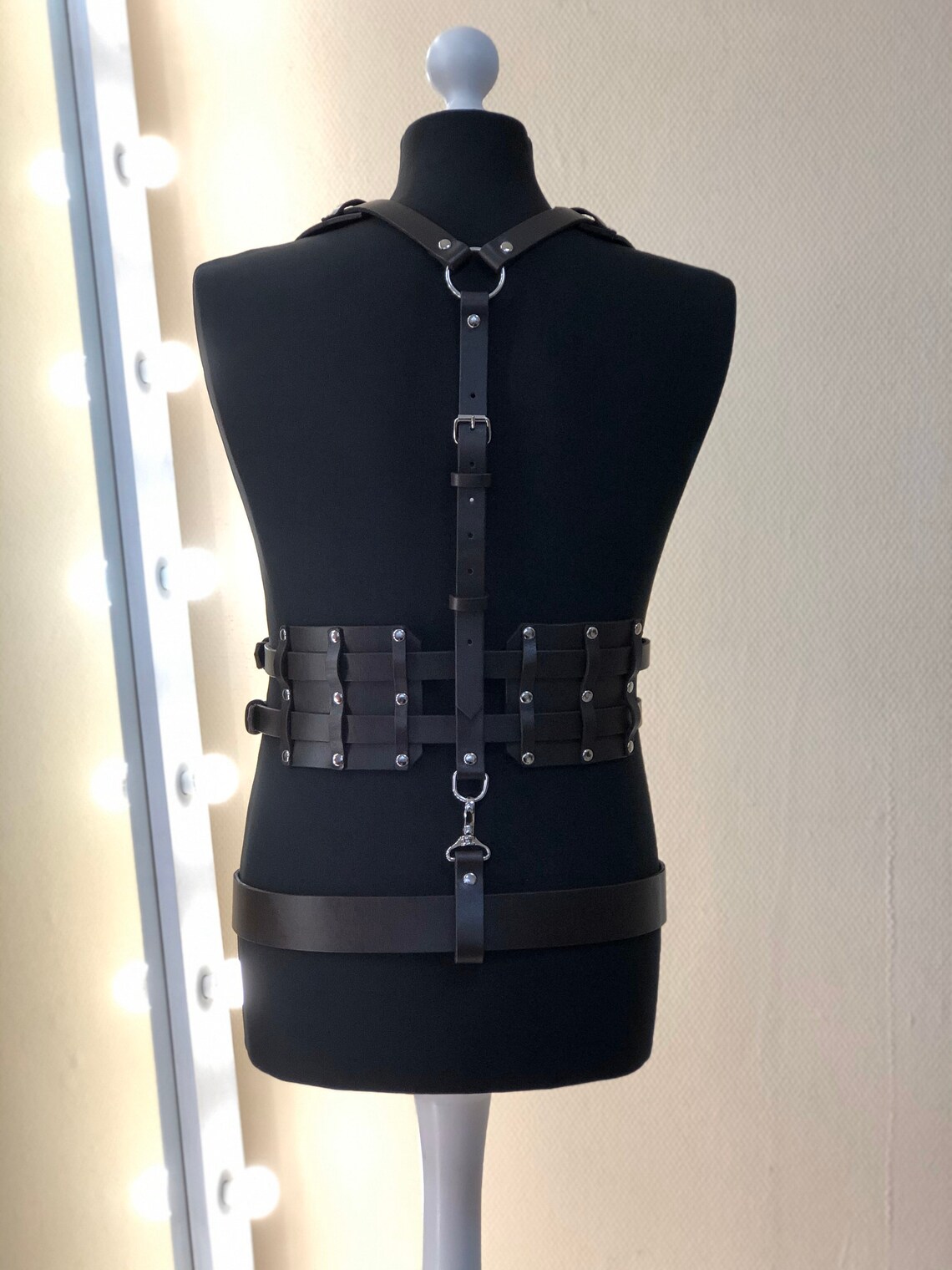 Harness leather for men mens leather harness leather Etsy