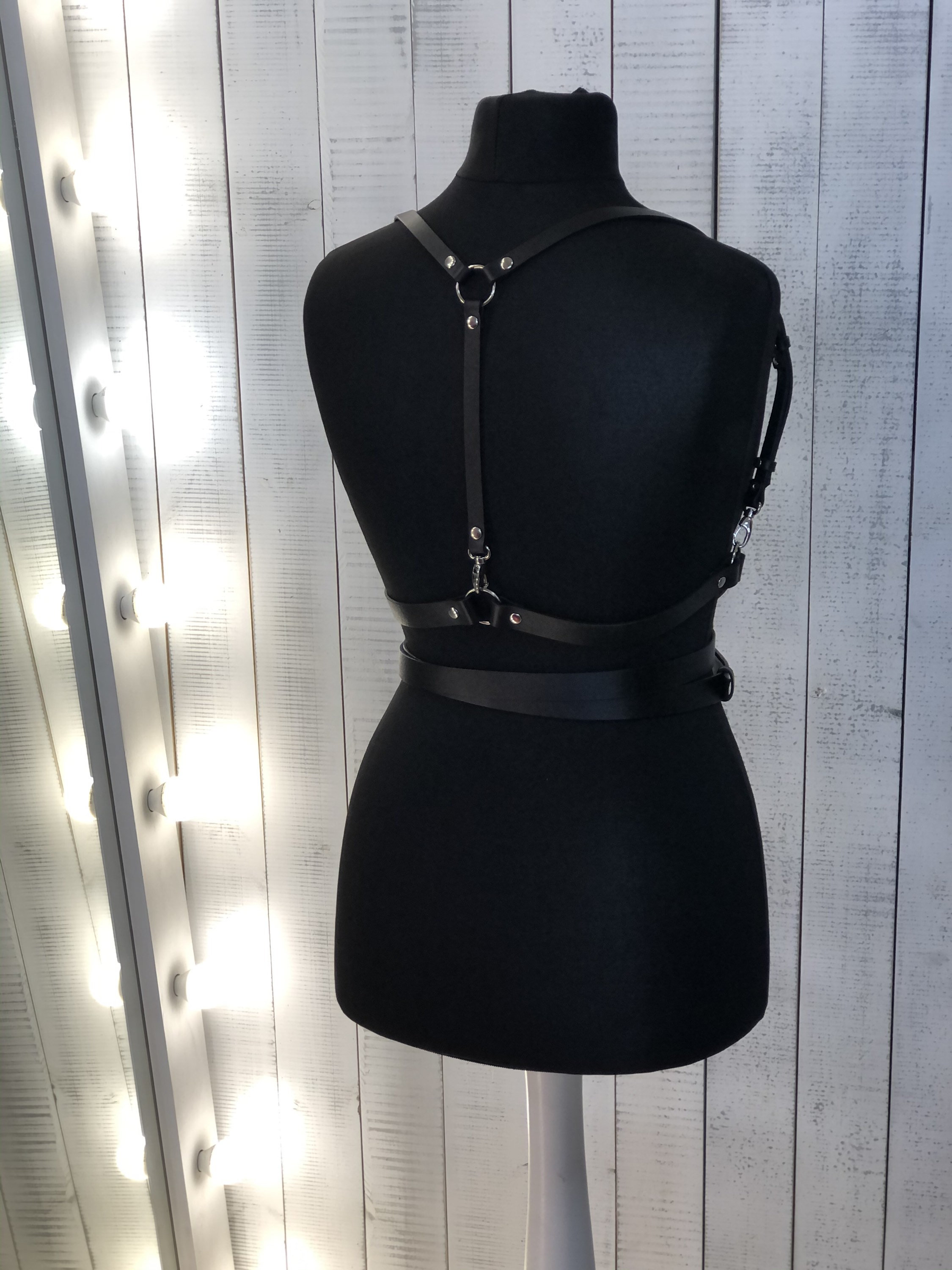 Women's harness leather Harness Leather Harness Etsy