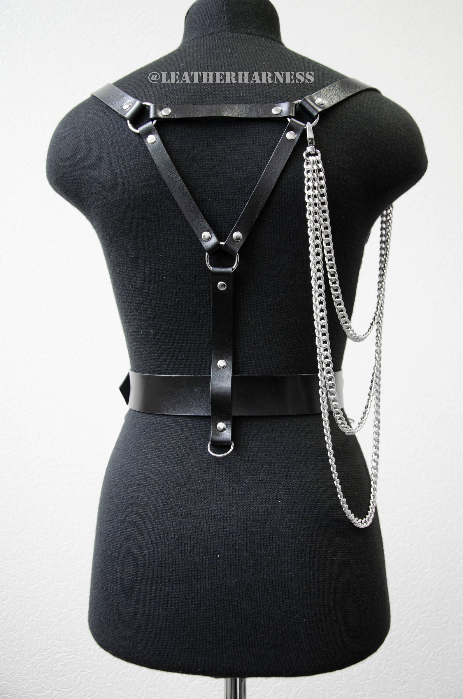 Women's harness leather Women Leather Harness Leather Etsy