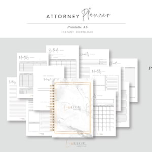 Luxe Attorney Planner | PDF | Digital Download | Lawyer Planner