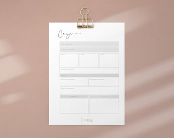 Law School | Case Brief Template - INSTANT DOWNLOAD
