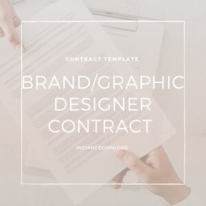 Brand Desinger Contract | Graphic Designer Contract