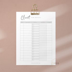 Client Lead Tracker