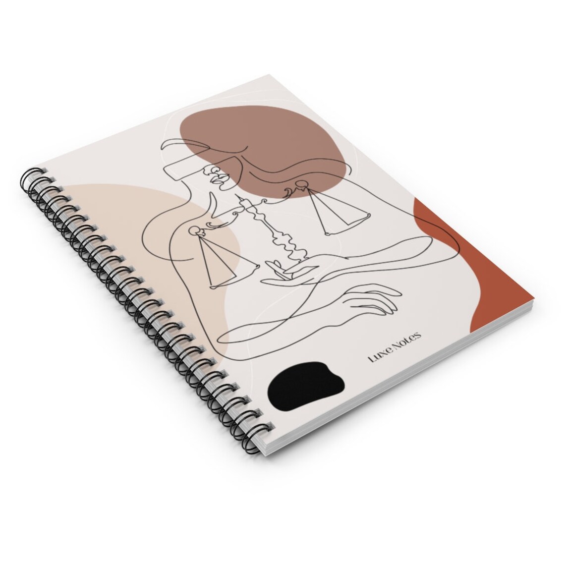 Spiral Notebook Ruled Line - Etsy