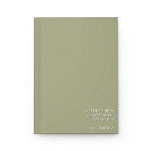 CARPE DIEM Definition Journal- Nourish Your Soul A Self-Care Journal for Mindful Reflection and Personal Growth