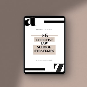 Law School Success Strategies | Law School Help | Law School Planner | Law School Strategies | Law Student Gift