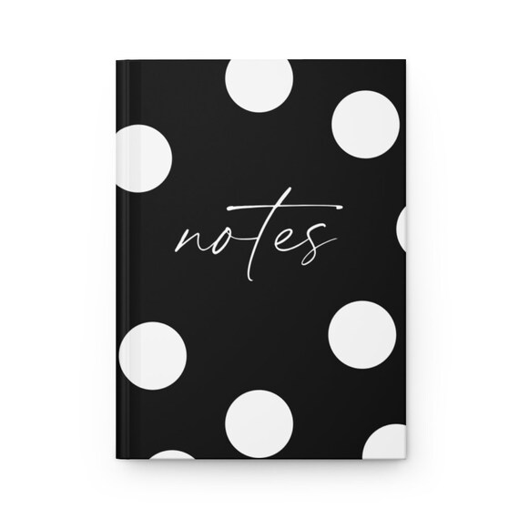 Polka Dot Notes - Script Notebook - Cute Notebook - Girly Notebook - Motivational Journal