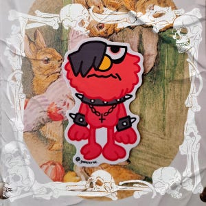 Emo Muppet Vinyl Sticker
