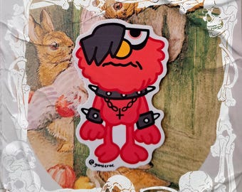 Emo Muppet Vinyl Sticker