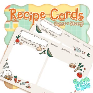 Recipe Cards - Let&#39;s Cook Series