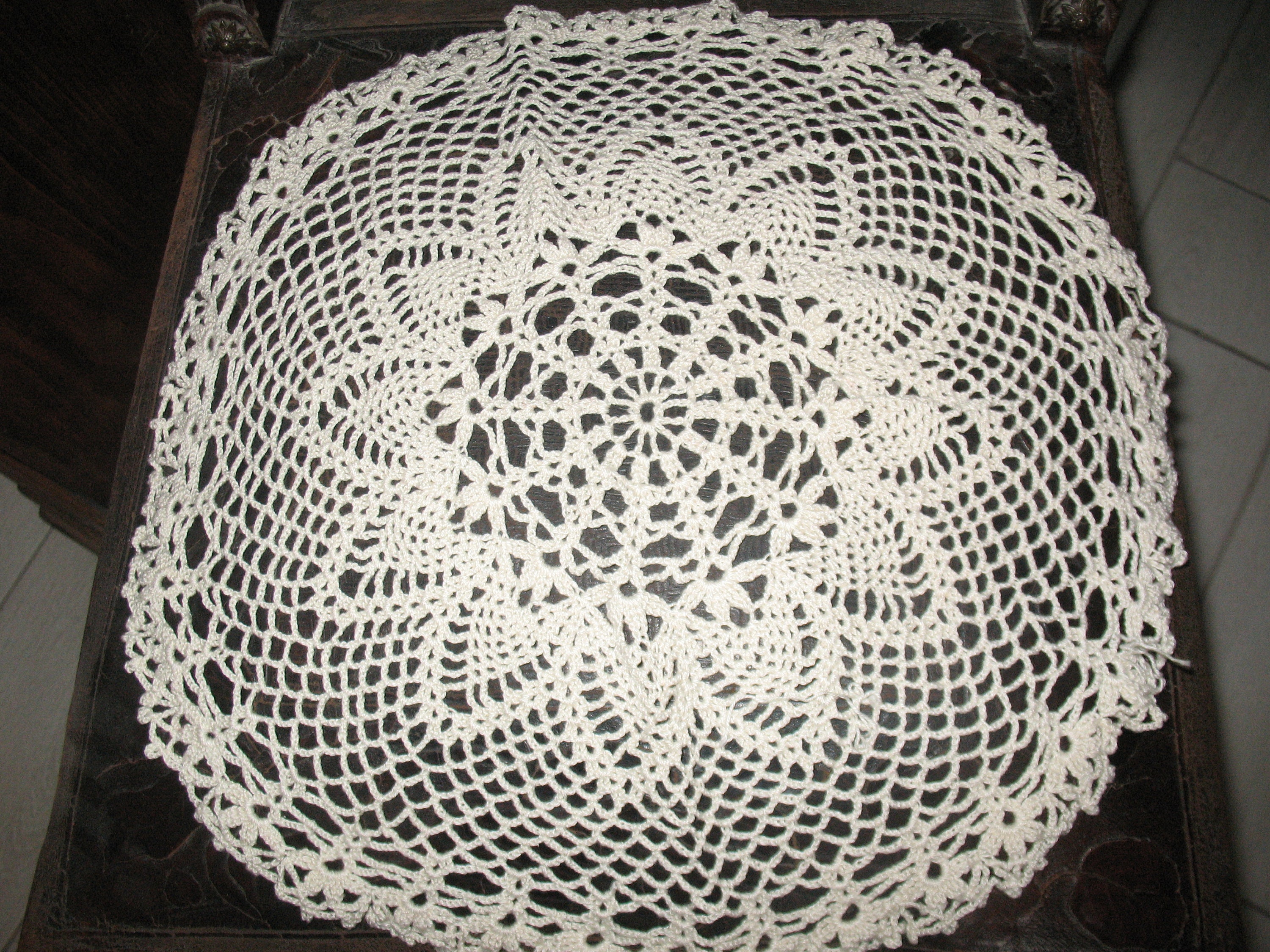 Napperon Ecru Diamètre 41 cm