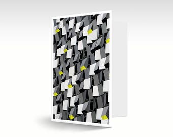 Sheffield, Architecture, Cheese Grater, Abstract, Greeting Card, Art Card, A6