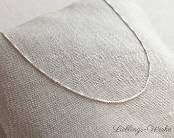 Filigrane Venezianer Kette 925 Sterlingsilber/Silberkette /Kette filigran/Halskette minimalistisch