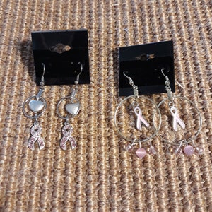Breast Cancer Awareness Earrings