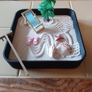 Strandachtige mini-zentuin