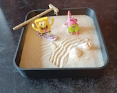 Cartoon Beach-bottom Mini Zen Garden