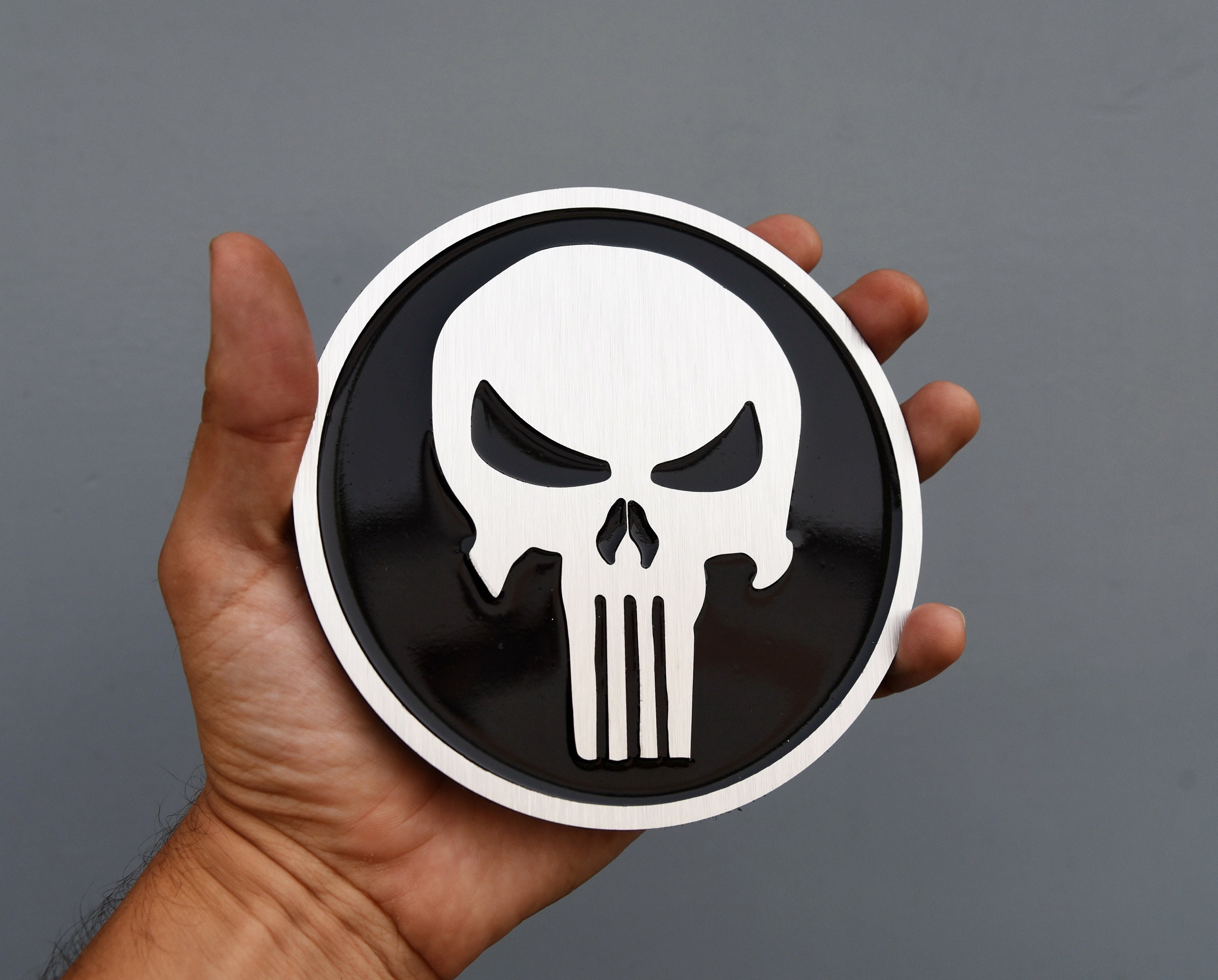 Magwell Metal Decal / Sticker - Punisher Skull (5 Pack) - Mechforce