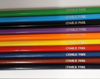 Personalized Engraved Crayola Colored Pencils – Whidden's Woodshop