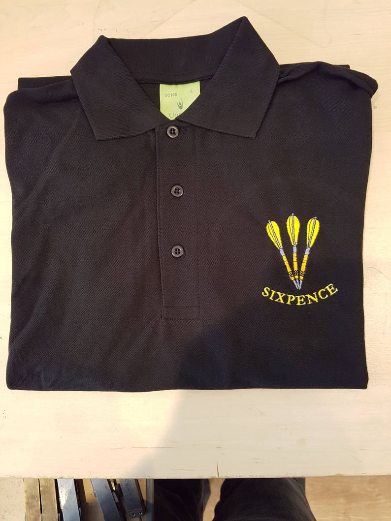 Personalised Customised Dart Polo Shirts Etsy