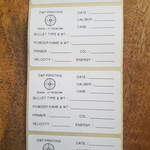 Herlaadgegevens zelfklevende etiketten 50 per rol