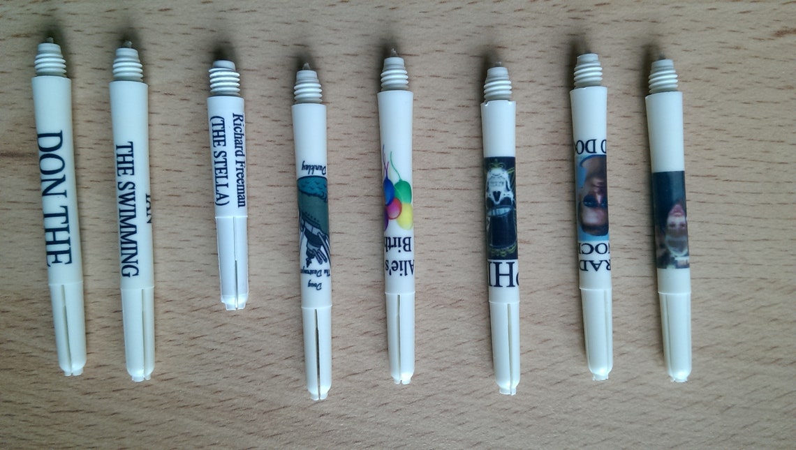 Personalised / Customised Dart Stems 5 Sets 15 Stems Etsy UK