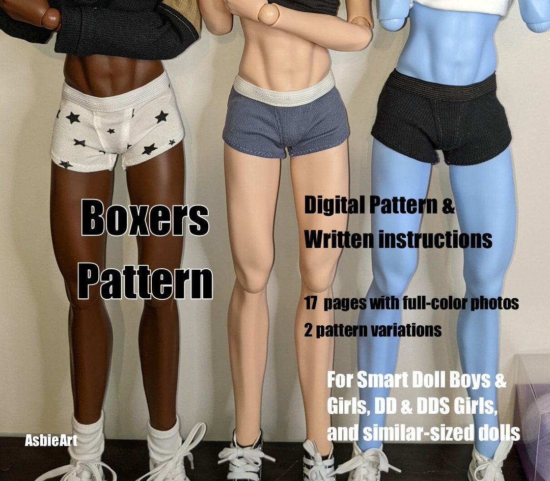 Boxers (pattern and Instructions) for Smart Doll (boy and Girl) and DD ...