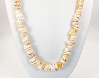 24" Hawaii Puka Shell Necklace, Hawaiian Jewelry, Beach Jewelry, 8mm