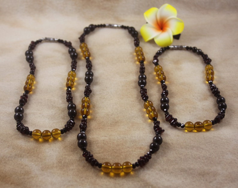 and Garnet Necklace Kids Fashion Amber 12-30 Children/'s Shungite Toddler Necklace