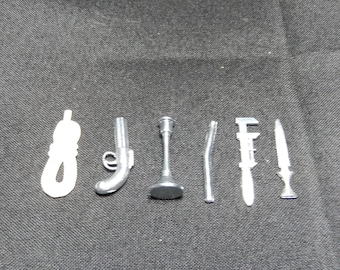 CLUE Brettspiel - Detektiv Mystery Brettspiel Ersatzstücke und Teile - SIE WÄHLEN das Stück / Teil, das Sie benötigen