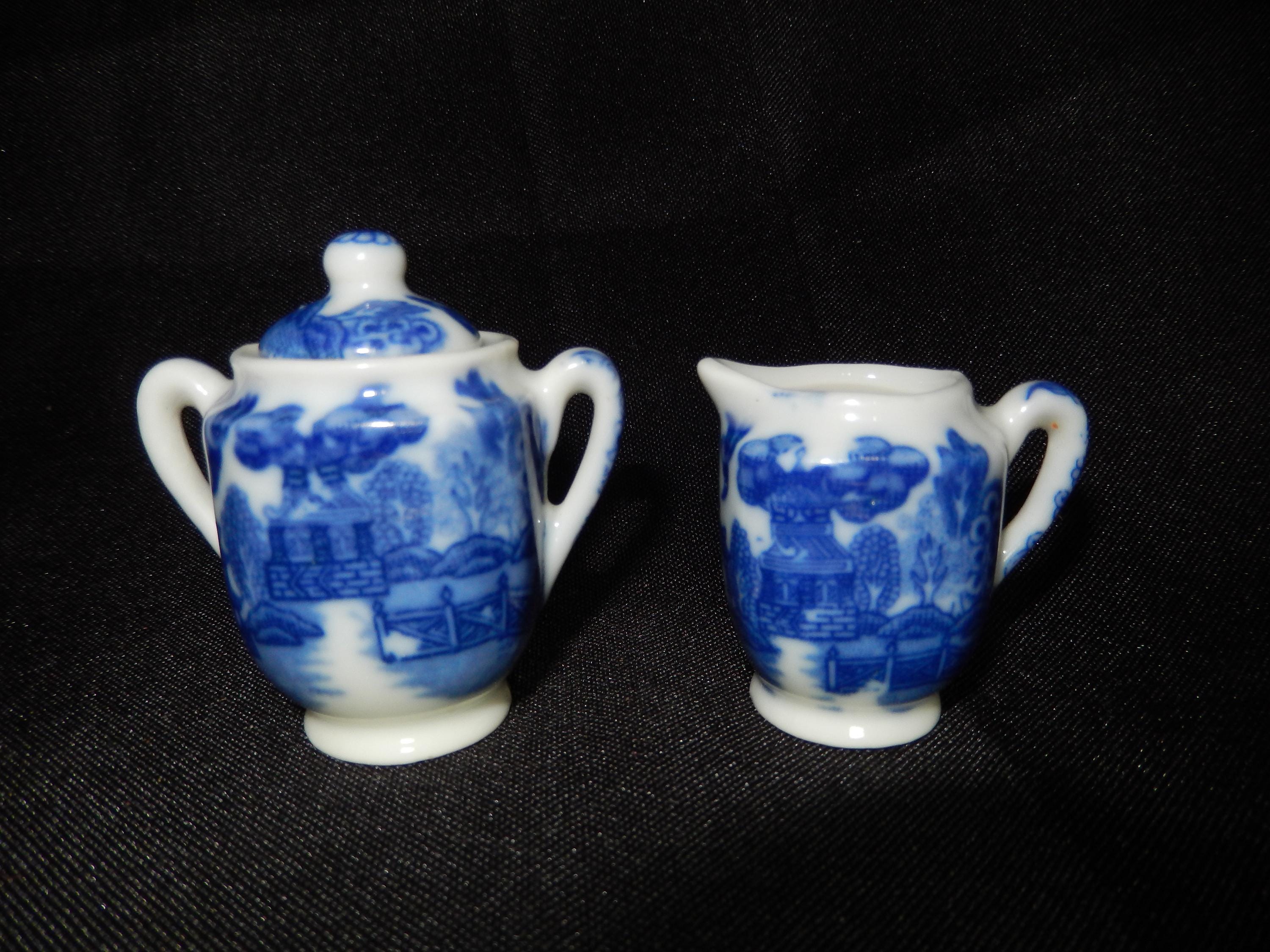 Blue willow childs tea set - Etsy 日本