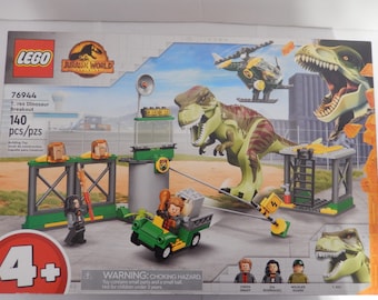 SEALED LEGO Jurassic World Dominion T Rex Dinosaur Breakout 76944 Building Toy Set - Brand NEW - 140 pieces