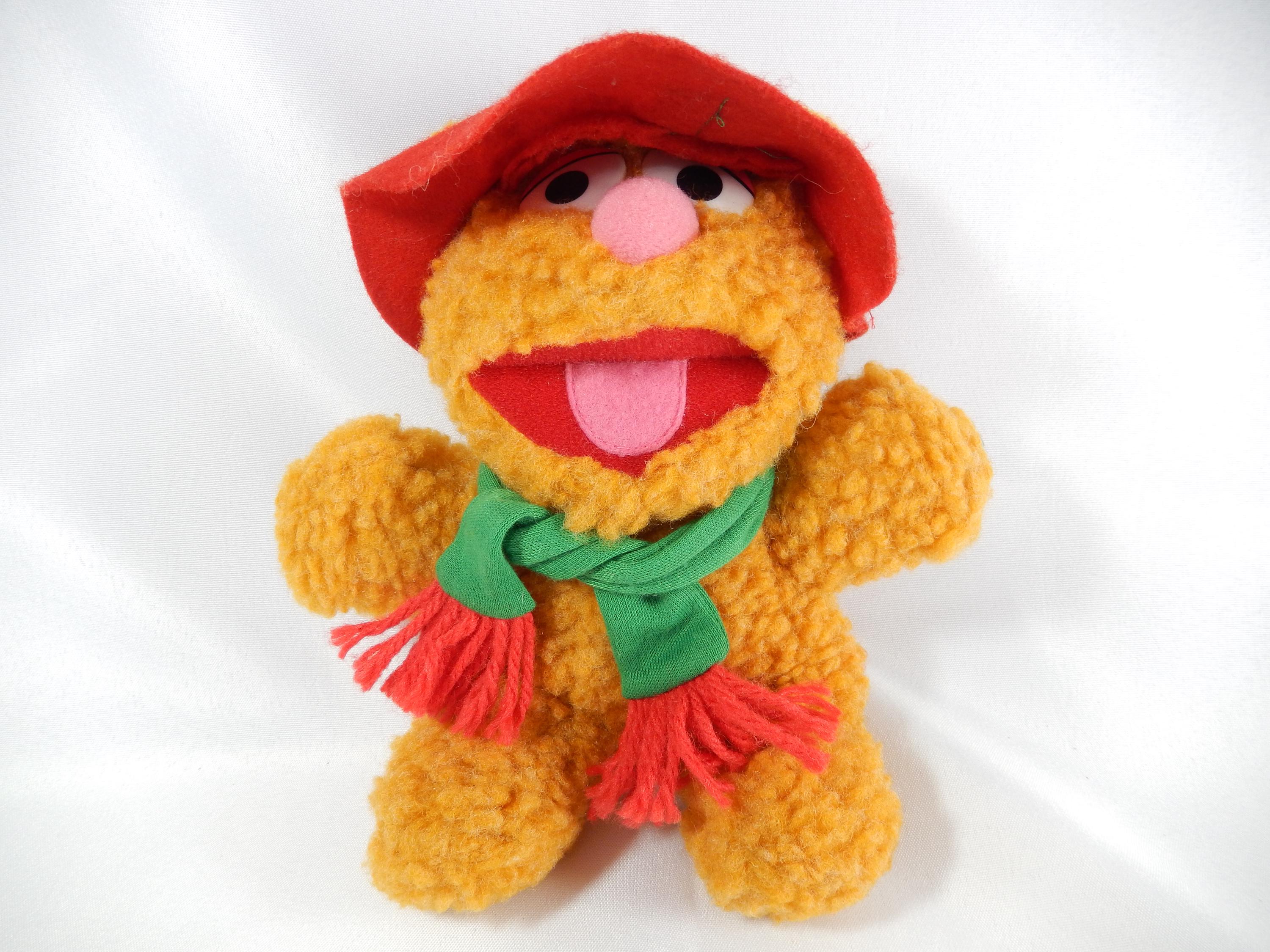 Vtg 1987 FOZZIE BEAR Plush Toy | Mcdonalds Muppet Babies Vintage
