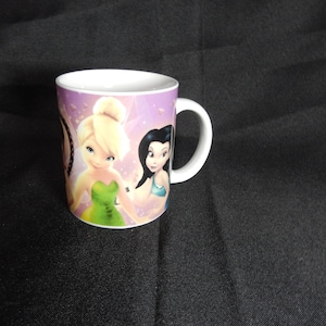 Rare DISNEY TINKERBELL Fairy Friends / Pixie Friends Coffee / Tea ENESCO Mug - Iridessa , Rosetta , Fawn ,  Tink , Silvermist - Vintage Cup