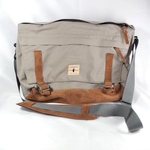 COTOPAXI MESSENGER Bag | Oracle Netsuite Portfolio Tote | Fabric w/ Suede Leather Trim Laptop Crossbody Case for Men & Women | Gear For Good