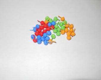 HI HO CHERRY-O Game Replacement Cherry Pieces / Parts - You Choose Red, Blue, Green, Yellow - Milton Bradley Game - Hi Ho Cherry o Cherries