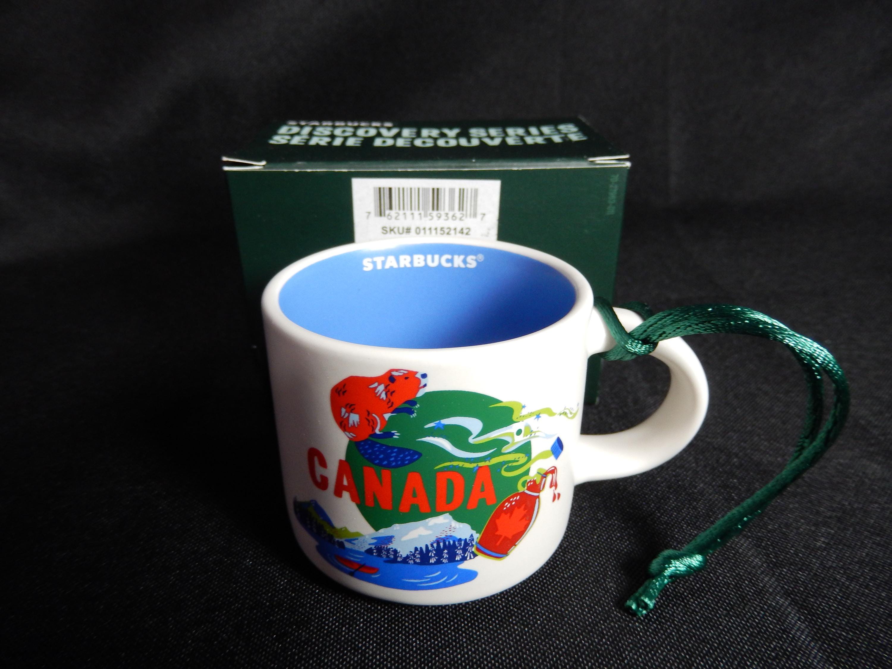 NIB STARBUCKS CANADA Discovery Series 2oz Mini Mug Christmas Tree