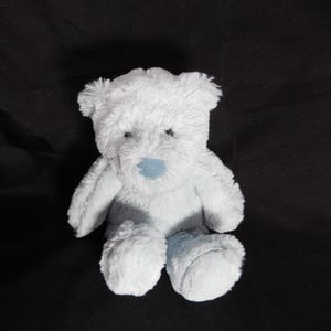 12&quot; JELLY KITTEN Piper Teddy Bear Plush Toy - Light / Pale Blue Stuffed Animal - Hard To Find Jellycat - Excellent Soft & cuddly with Tags !