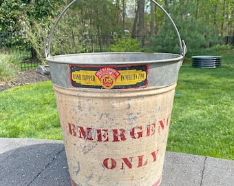 Vintage Fire Fighting Bucket